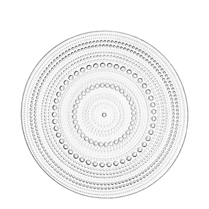 Тарілка Ardesto Verbena, 24.5см, скло, прозорий (AR5028) зображення 1