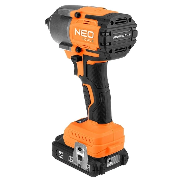 Гайковерт Neo Tools Energy+ 18V, безщітковий, 2400об/хв, 850Нм, 1/2", 3 швидкості, 1.8кг (без АКБ та ЗП) (04-608) - picture 7