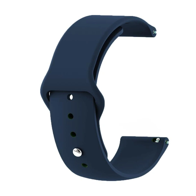 Силіконовий ремінець BeCover для Samsung Galaxy (20mm)/Watch 5/ Watch 4 40/44mm/Watch 4 Classic 42mm/Watch Active/Active 2 40/44mm/Watch 3 41mm/Gear S2/Classic/Gear Sport Blue-Horizon (706179) - зображення 1