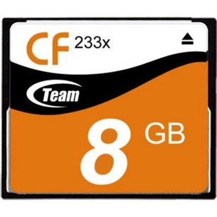 Карта пам'яті Team Compact Flash 8GB 233x (TCF8G23301) зображення 1