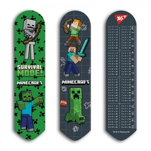 Закладки для книг Yes 2D Minecraft чорна (708337) зображення 1