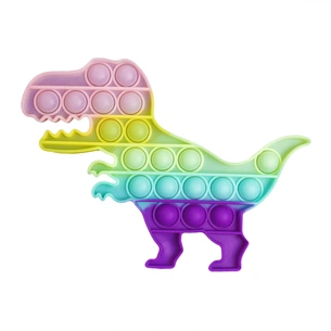 Антистрес Sibelly антистрес Pop It Dino Glow in Dark (SB-PPIT-DN-GD) зображення 1