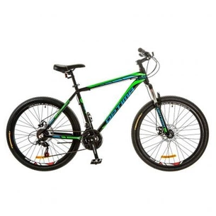 Велосипед Optimabikes 26" MOTION AM 14G DD рама-19" Al чорно-салатовий 2017 (OPS-OP-26-076) зображення 1
