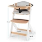 Стілець для годування Kinderkraft Enock White Wood з подушкою (5902533917242) - зменшене зображення 9