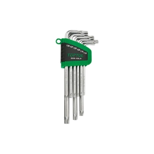 Ключ Toptul Г-подібний TORX T10-T50 9шт. довгих (GSN-09LS) зображення 1