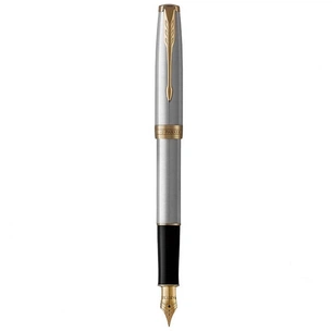 Ручка пір'яна Parker P РП Sonnet F32G Тартан срібло+позолота (F32G) зображення 1