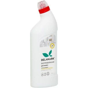 Засіб для чищення унітазу DeLaMark з ароматом лимону 1 л (4820152330765) зображення 1