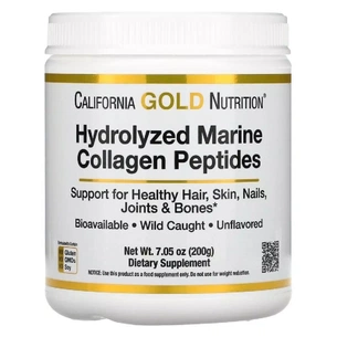 Вітамінно-мінеральний комплекс California Gold Nutrition Морський Колаген Гідролізовані пептиди, без аромату (CGN-01863) зображення 1