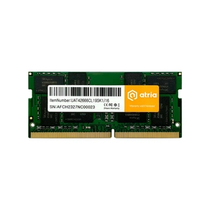 Модуль пам'яті для ноутбука SoDIMM DDR4 16GB 2666 MHz ATRIA (UAT42666CL19SK1/16) зображення 1