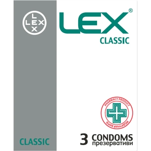 Презервативи Lex Condoms Classic 3 шт. (4820144770333) зображення 1