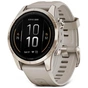 Смарт-годинник Garmin EPIX PRO (g2), 42mm, Saph, Soft Gold SS, Lt. Sand, GPS смарт (010-02802-11) - зменшене зображення 1