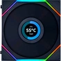 Кулер до корпусу Lian Li TL LCD 140-1, Black (G99.14TLLCD1B.00) - зменшене зображення 3