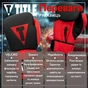 Боксерські рукавички Title Boxing Guts and Glory Black/Red S 10oz (GGBG S BK/RD) - зменшене зображення 3