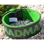 Атлетичний пояс MadMax MFB-302 Quick Release Belt шкіряний Black/Green XL (MFB-302_XL) - уменьшенное изображение 6