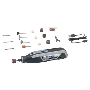 Гравер Dremel 7760-15 3.6V, 2Ah, 8000-25000об/хв, 15 насадок, 195см (F.013.776.0JA) изображение 1