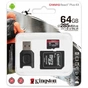 Карта пам'яті Kingston 64GB microSDXC class 10 Canvas React+ (MLPMR2/64GB) - зменшене зображення 3