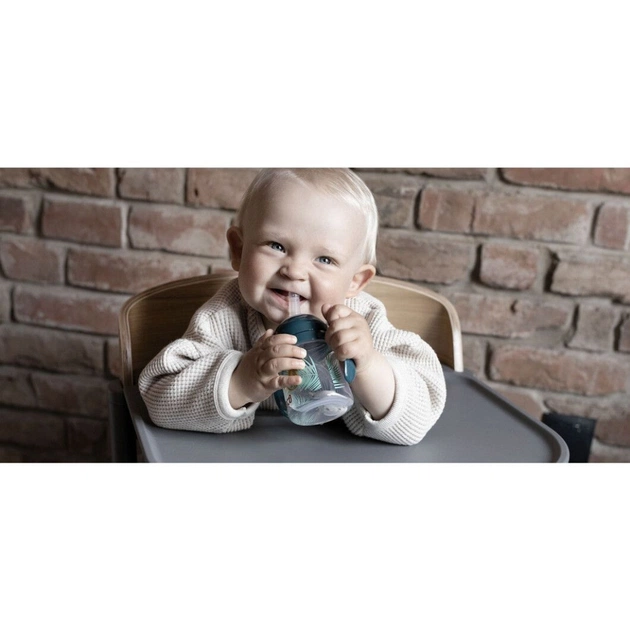 Поильник-непроливайка Lovi Jungle Vibes с трубочкой и утяжелителем 150 мл (35/366) - изображение 7