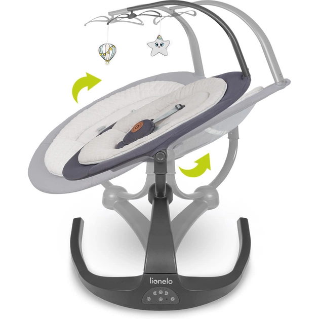 Крісло-гойдалка Lionelo Rina grey concrete (LO-RINA GREY CONCRETE) - picture 7