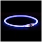 Ошейник для животных Trixie Flash Light Ring USB мигающий силиконовый синий S–M 40 см/8 мм (4047974126646) - уменьшенное изображение 2