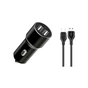 Зарядний пристрій XO 1xUSB + cable USB to Micro 5P TZ09 black (6920680873487) - зменшене зображення 1
