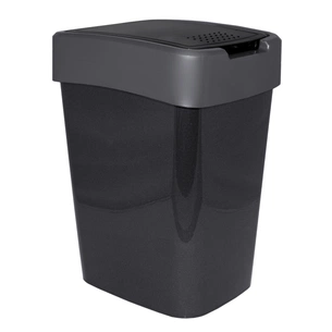 Контейнер для сміття Алеана Євро граніт/сірий 25 л (4823052321574) зображення 1