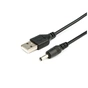 Кабель питания USB to DC 3.5mm 5V 1.0m 2.0A black Atcom (10035) - уменьшенное изображение 1