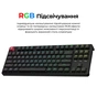Клавіатура Keychron C3 Max Super Red Switch RGB Wireless/Bluetooth/USB UA Black (C3M-H1-UA) - зменшене зображення 11