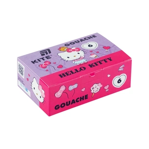 Гуашеві фарби Kite Hello Kitty, 6 кольорів 20 мл (HK26-062) зображення 1