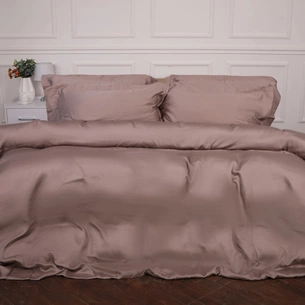 Постільна білизна MirSon Tencel №08 Beige 220x240 King Size (2200009637131) зображення 1