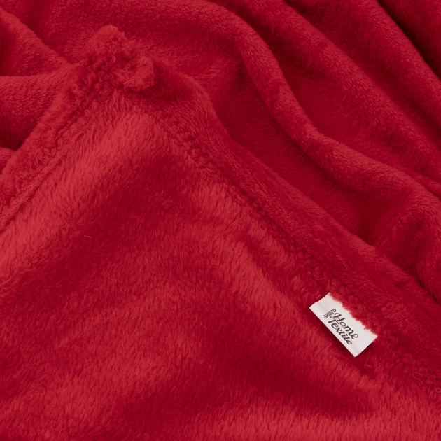 Плед Ardesto Flannel 160х200см, 100% поліестер, червоний (ART0226SB) - зображення 4