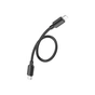 Дата кабель USB-C to Lightning 0.25m Hyper PD X96 black HOCO (6942007609364) - зменшене зображення 3