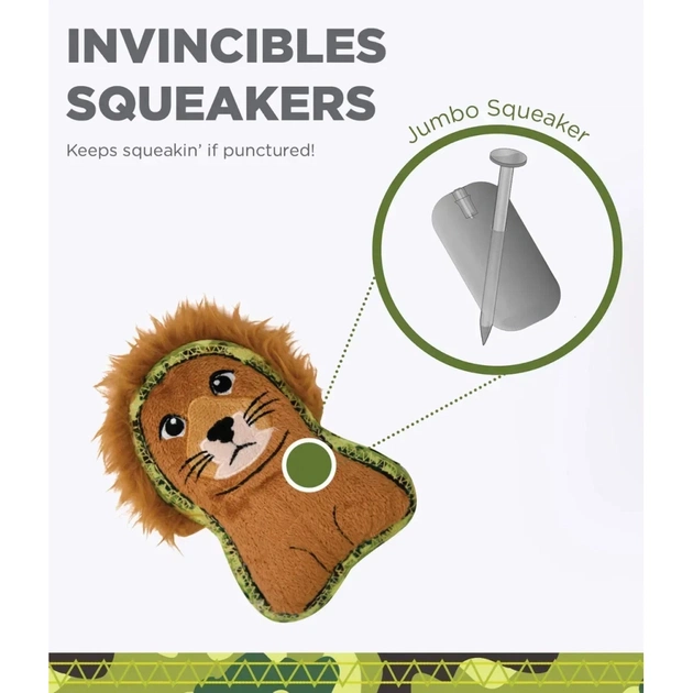 Іграшка для собак Outward Hound Xtreme Seamz Lion (0700603698849) - picture 7