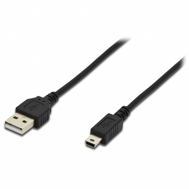 Дата кабель USB 2.0 AM to Mini 5P 1.8m Digitus (AK-300130-018-S) - изображение 1