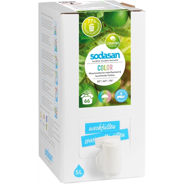 Гель для прання Sodasan Color 5 л (4019886015271) - зображення 1