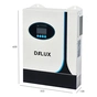 Сонячний інвертор Delux NKH-3,6KW 24V 100А (90023760) - зменшене зображення 2