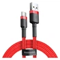 Дата кабель USB 2.0 AM to USB-C 3.0m 2A red Baseus (CATKLF-U09) - уменьшенное изображение 1