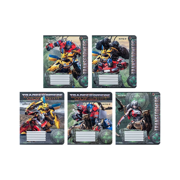 Зошит Kite Transformers 12 аркушів, клітинка (TF24-232) - изображение 1