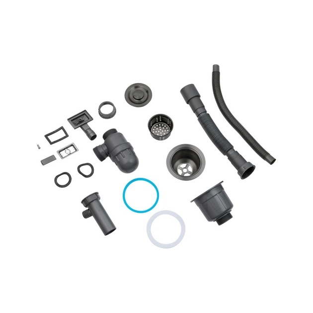 Мийка кухонна Kroner PVD Schwarze-4050HM (CV035374) - зображення 11