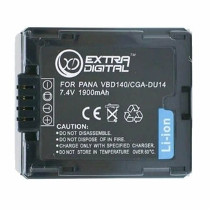 Акумулятор до фото/відео Extradigital Panasonic CGA-DU14 (BDP2550) зображення 1