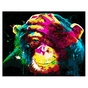 Картина по номерам Strateg Поп-арт: Яскраве мавпеня 40х50 см (VA-2051) - зменшене зображення 1