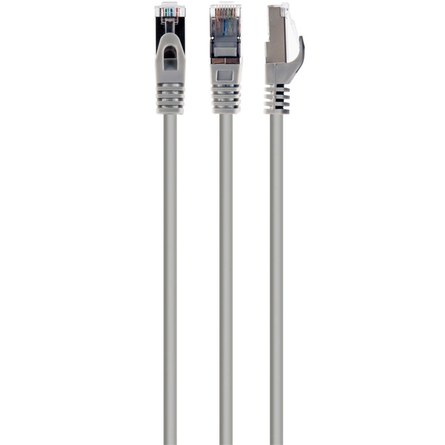 Патч-корд 7.5м S/FTP Cat 6A CU LSZH gray Cablexpert (PP6A-LSZHCU-7.5M) - изображение 1
