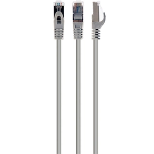 Патч-корд Cablexpert 7.5м S/FTP Cat 6A CU LSZH gray (PP6A-LSZHCU-7.5M) зображення 1