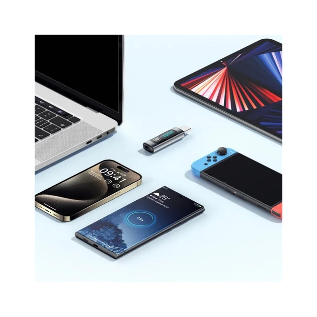 Перехідник USB-C F to USB-C M digital display Essager (EZJTT-TX0G-P) - picture 8