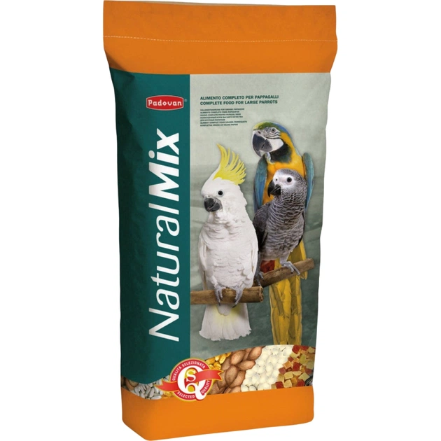 Корм для птахів Padovan NatMix pappagalli для великих папуг 18 кг (8001254000060) - picture 1
