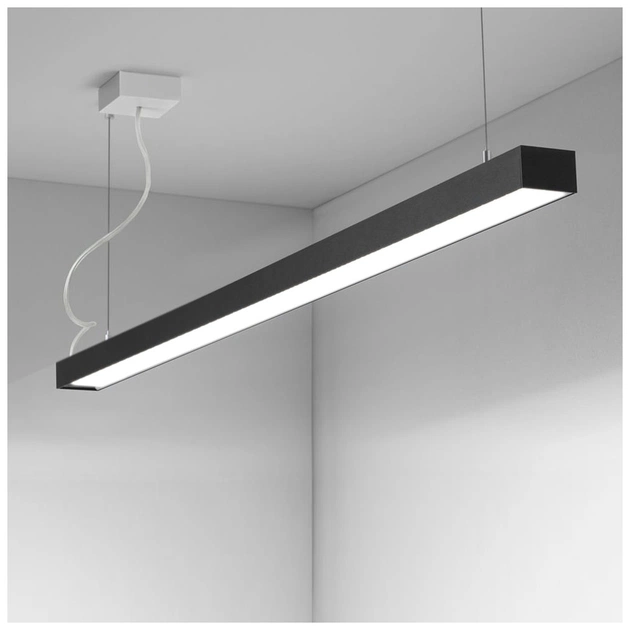 Світильник Євросвітло Sign-30 підвісний лінійний на тросах 30Вт 4200К чорний - picture 3