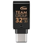 USB флеш накопичувач Team 32GB M181 Black USB 3.1/Type-C (TM181332GB01) - зменшене зображення 5