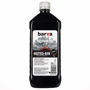 Чорнило Barva HP GT51K/GT53K BLACK Pigmented 1л (HGT53-619) зображення 1