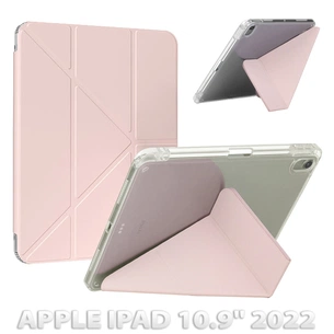 Чохол до планшета BeCover Ultra Slim Origami Transparent Apple iPad 10.9" 2022/24/11" 2025 Pink (712940) зображення 1