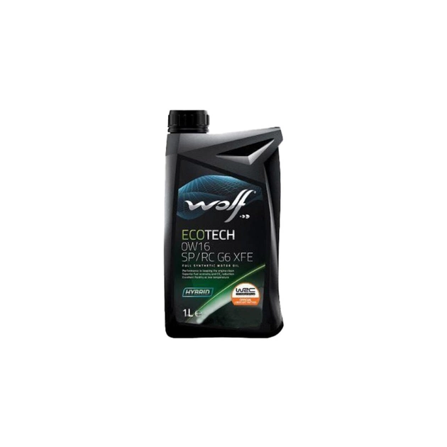 Моторное масло Wolf ECOTECH 0W16 SP/RC G6 XFE 1л (1047248) - изображение 1