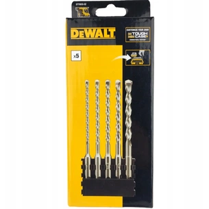 Набір бурів DeWALT в касеті для Tough Case, SDS Plus, L=160 мм., d=5.5, 6, 7, 8, 10 мм., 6 шт (DT70835) зображення 1
